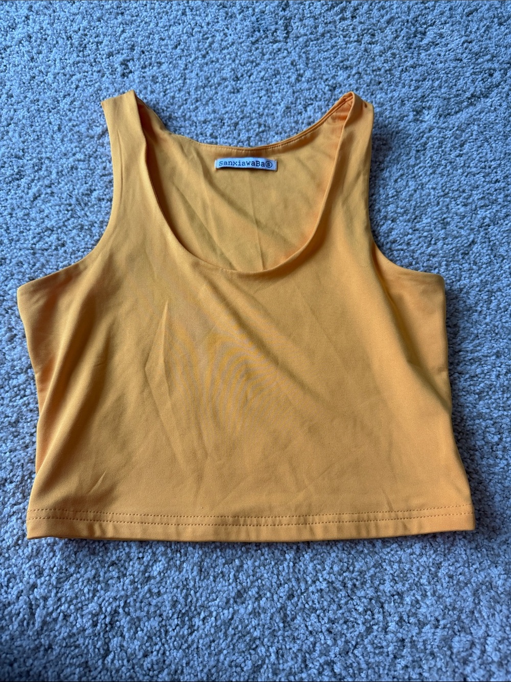 SankiawaBao Orange Cropped Tank